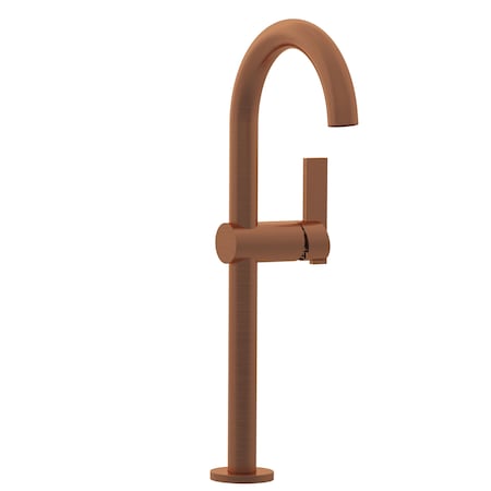 Newport Brass Single Hole Vessel Faucet in Antique Copper 2413-08A